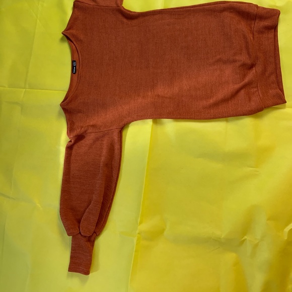 Drop Shoulder Lantern sleeve Sweater Dress | NWOT - Picture 9 of 13